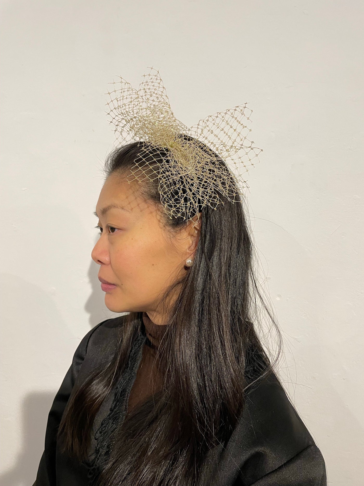 Couture Gold mesh headband