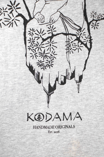 Urban Nature Unisex T-shirt in Grey Marle - Kodama Apparel - The Clothing Lounge