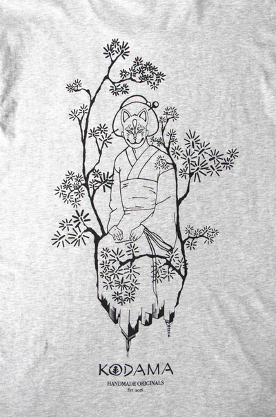 Urban Nature Unisex T-shirt in Grey Marle - Kodama Apparel - The Clothing Lounge