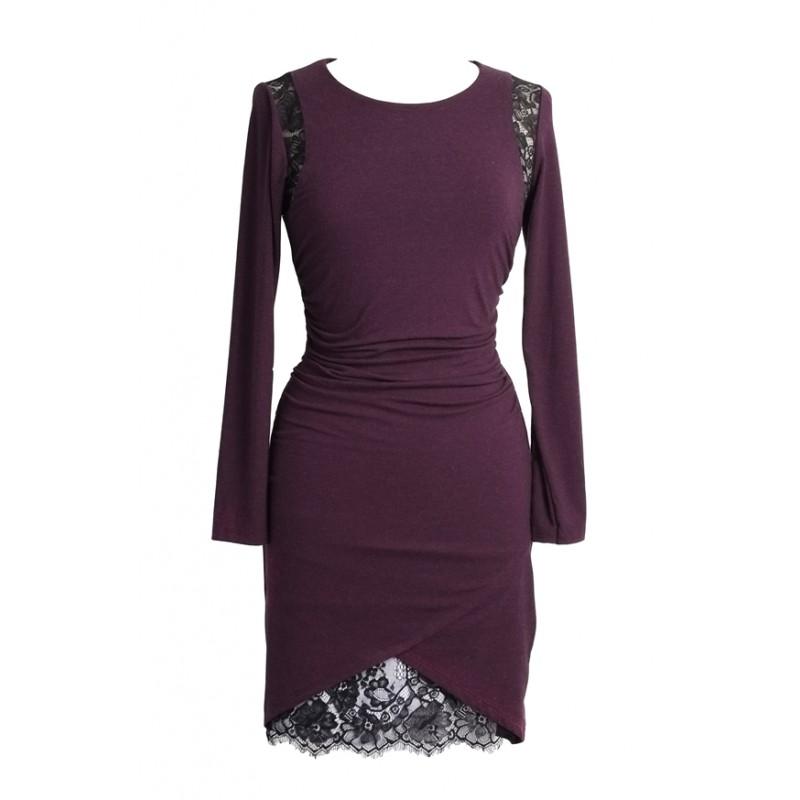Kara - Jersey dress with lace lining - The Clothing LoungeArzu Kara