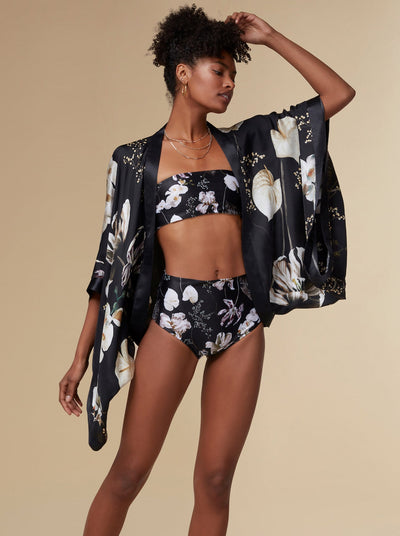 Alison Silk Kimono Top