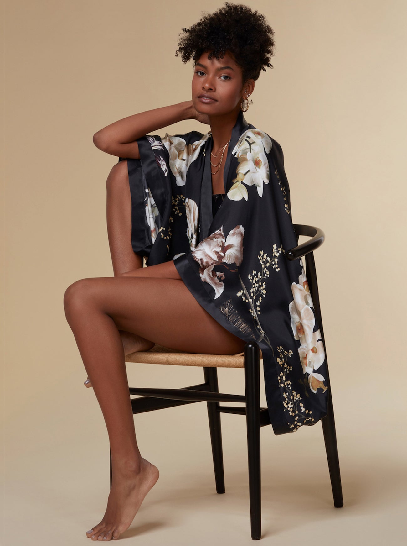 Alison Silk Kimono Top