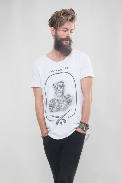 Ko Samui Men's White Graphic T-Shirt - The Clothing LoungeDear Deer