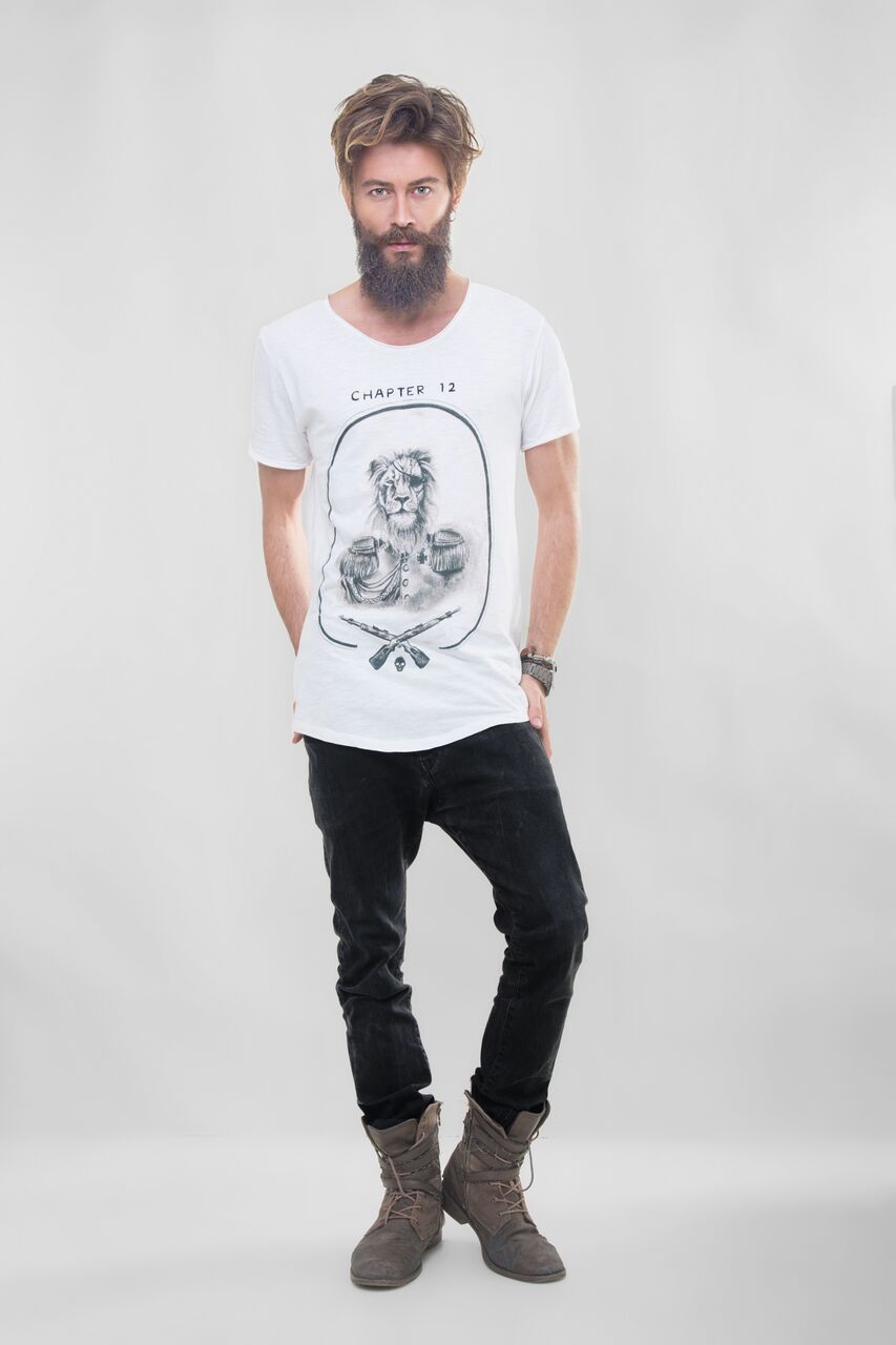 Ko Samui Men's White Graphic T-Shirt - The Clothing LoungeDear Deer