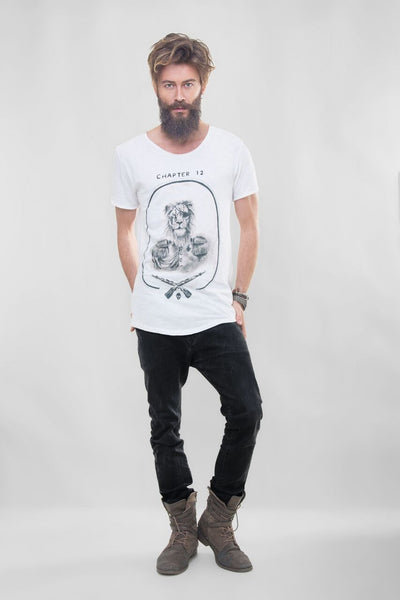 Ko Samui Men's White Graphic T-Shirt - The Clothing LoungeDear Deer