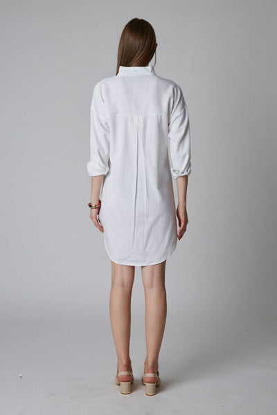 LEDA White Shirt Dress - IMAIMA - The Clothing LoungeIMAIMA