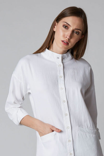 LEDA White Shirt Dress - IMAIMA - The Clothing LoungeIMAIMA