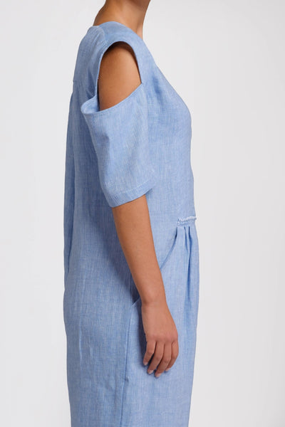 Light blue hemp jumpsuit - The Clothing LoungeTrame di Stile