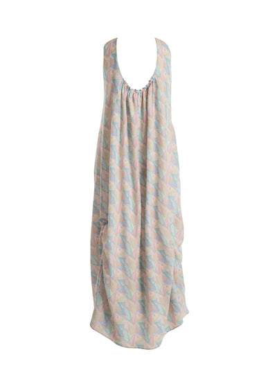 Long Printed Dress - The Clothing LoungeNOPIN