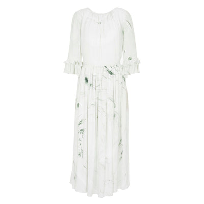 Marbled Gather Dress - The Clothing LoungeEdward Mongzar