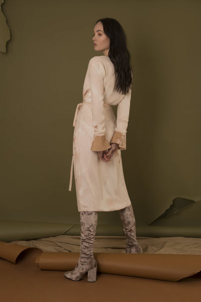 Marbled Wrap Around Dress - The Clothing LoungeEdward Mongzar