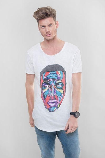 Maya Men's White Graphic T-Shirt - The Clothing LoungeDear Deer