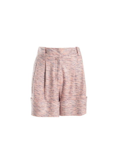 Orange Pleated Shorts - The Clothing LoungeNOPIN