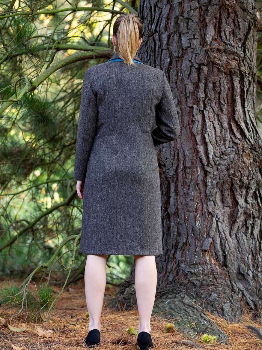 Organic Tweed Wool Coat - The Clothing LoungeModa De La Maria