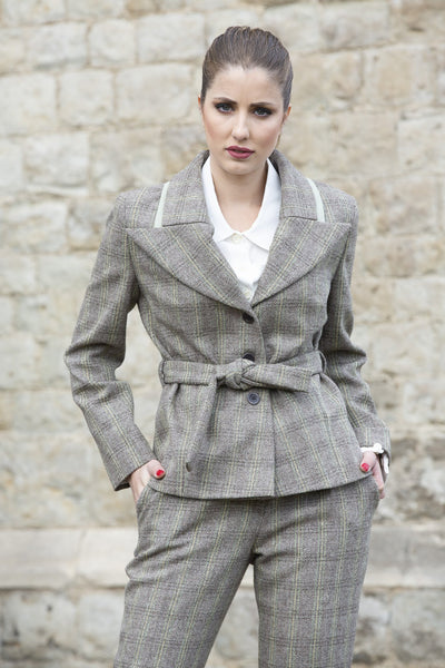 Organic Tweed Wool Multicolour Jacket - The Clothing LoungeModa De La Maria