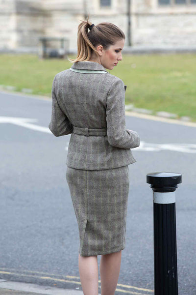 Organic Tweed Wool Multicolour Skirt - The Clothing LoungeModa De La Maria