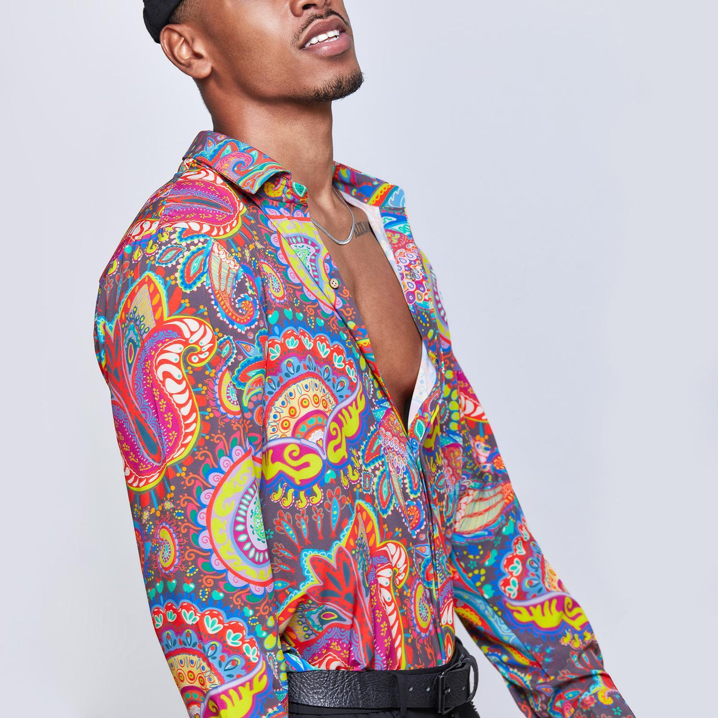 Carnaval Silky Long Sleeve Shirt