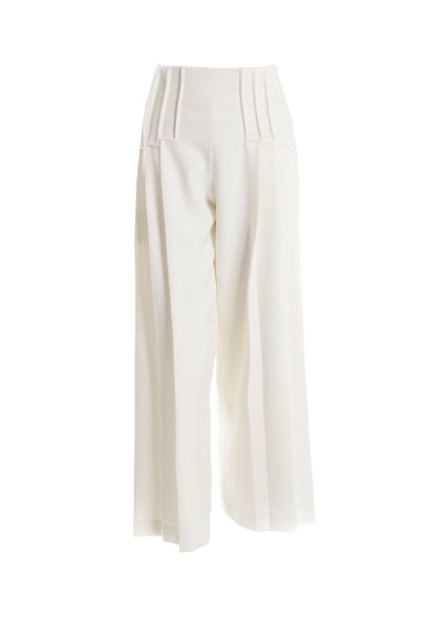 Pearl Ribbed Wide Pants - The Clothing LoungeNOPIN