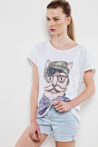 Phi Phi Women's White T-Shirt - The Clothing LoungeDear Deer