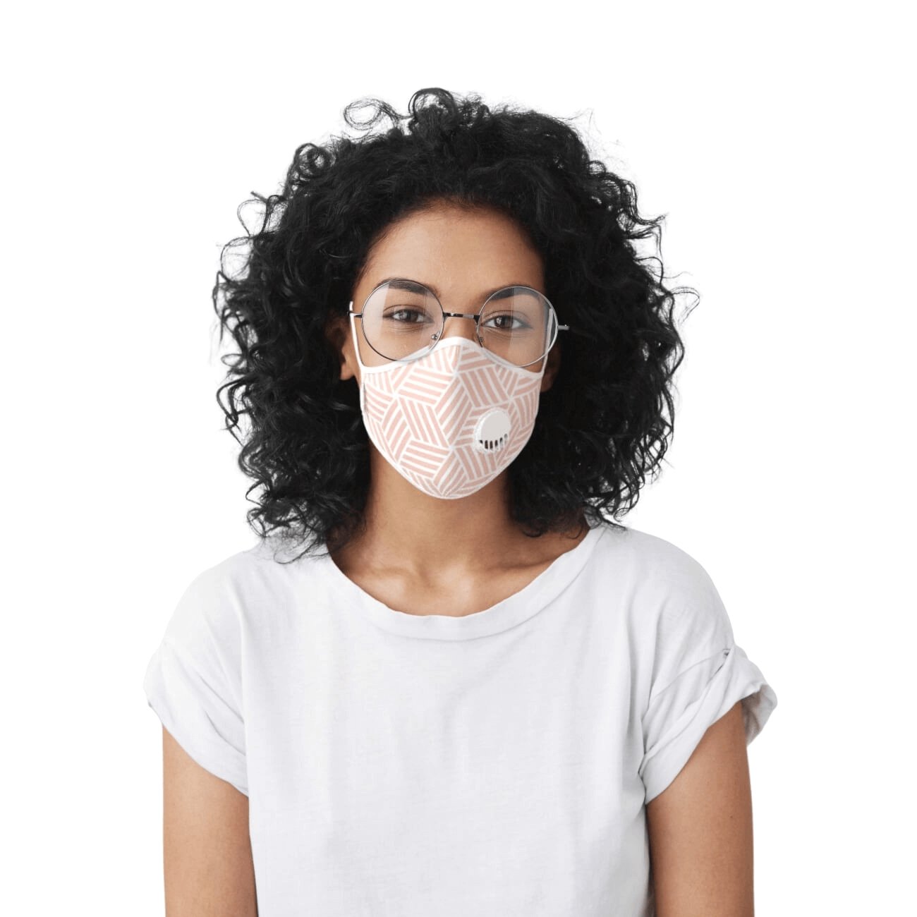 Pink Lines Print Face Mask - The Clothing LoungeWIINO