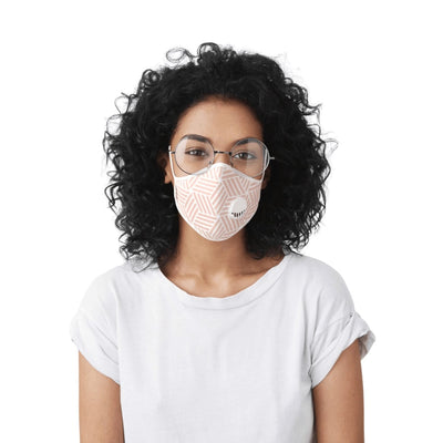 Pink Lines Print Face Mask - The Clothing LoungeWIINO