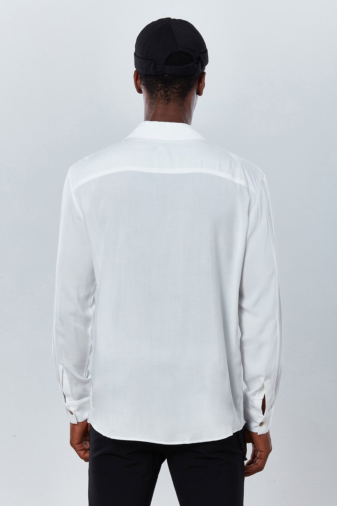 Pure White Long Sleeve Shirt - Dear Deer – The Clothing Lounge