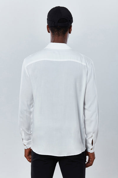 Pure White Long Sleeve Shirt - Dear Deer - The Clothing LoungeDear Deer