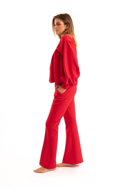 Red Balone Blouse - NOPIN - The Clothing LoungeNOPIN