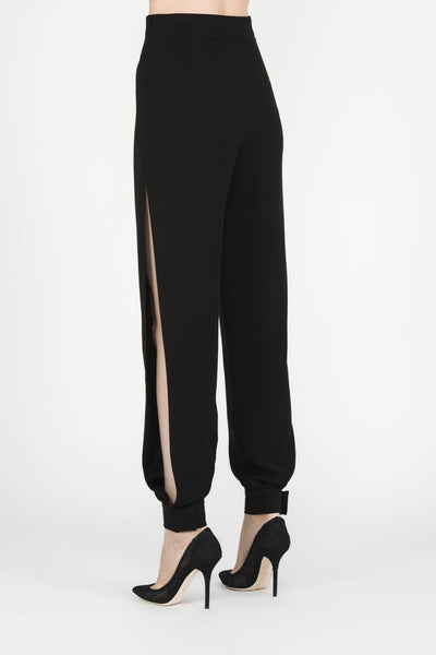 Side-Split Cuffed Pants - The Clothing LoungePEARL AND RUBIES