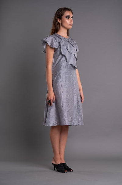 Side Ways Ruffle Dress - Dag Dai - The Clothing LoungeDag Dai