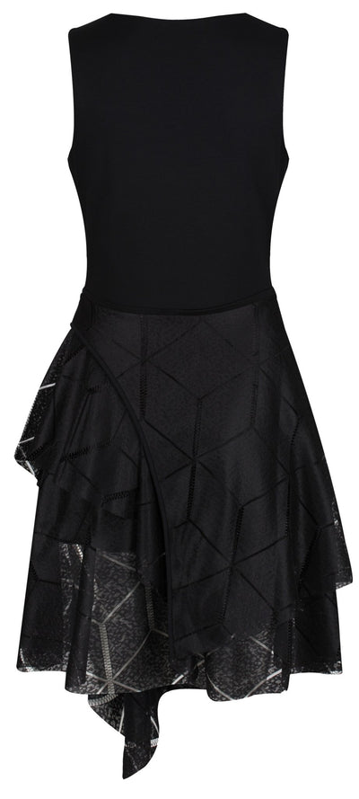 Sienna - Black Jersey-Lace Dress - The Clothing LoungeArzu Kara