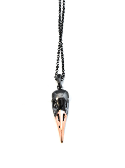Small Crow Necklace - The Clothing LoungeMoogu