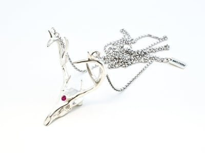 Small Deer Necklace - The Clothing LoungeMoogu