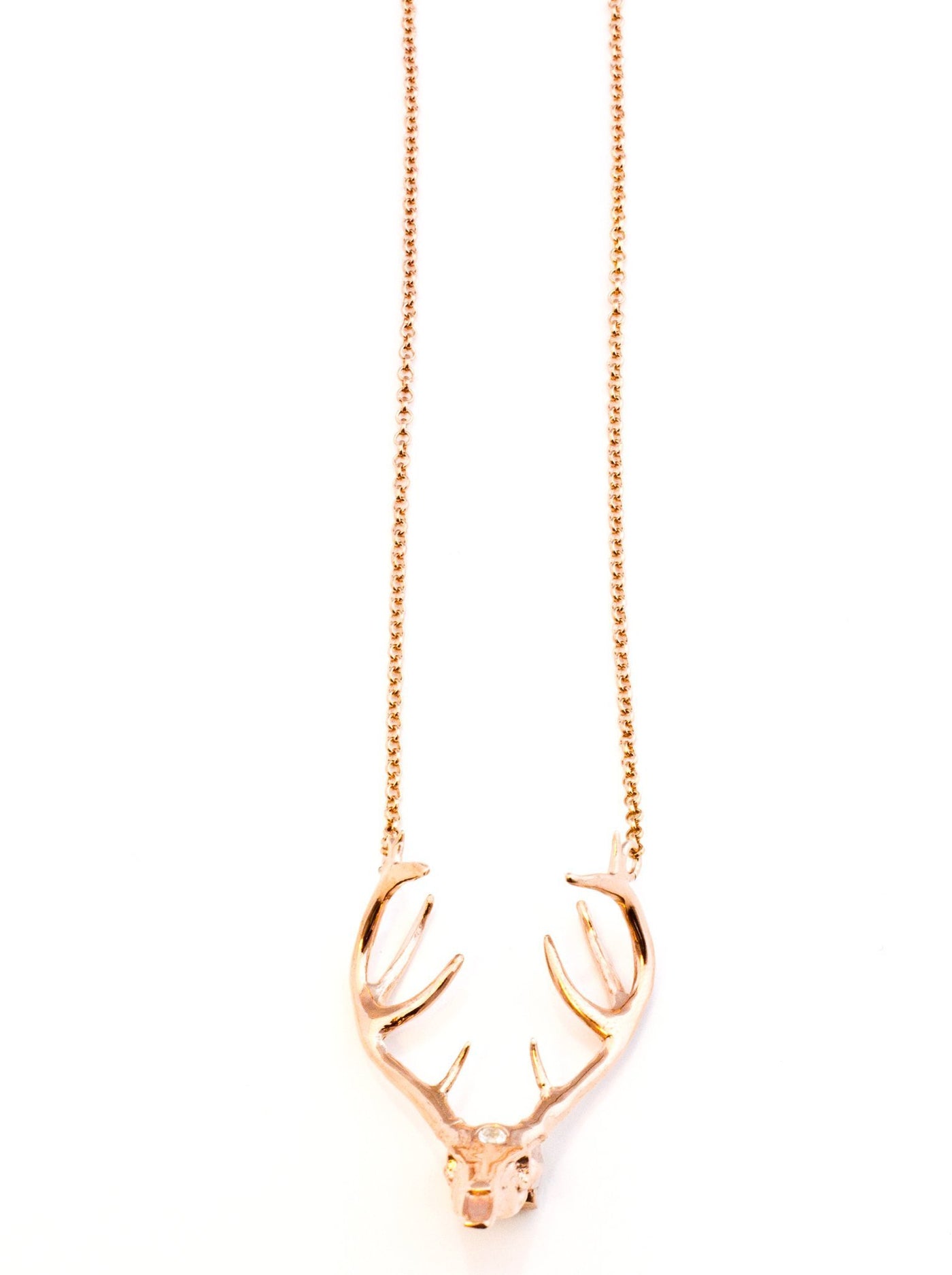 Small Deer Necklace - The Clothing LoungeMoogu