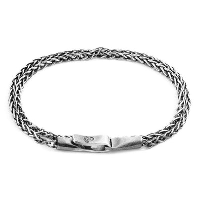 STAYSAIL DOUBLE SAIL SILVER CHAIN BRACELET - The Clothing LoungeANCHOR & CREW