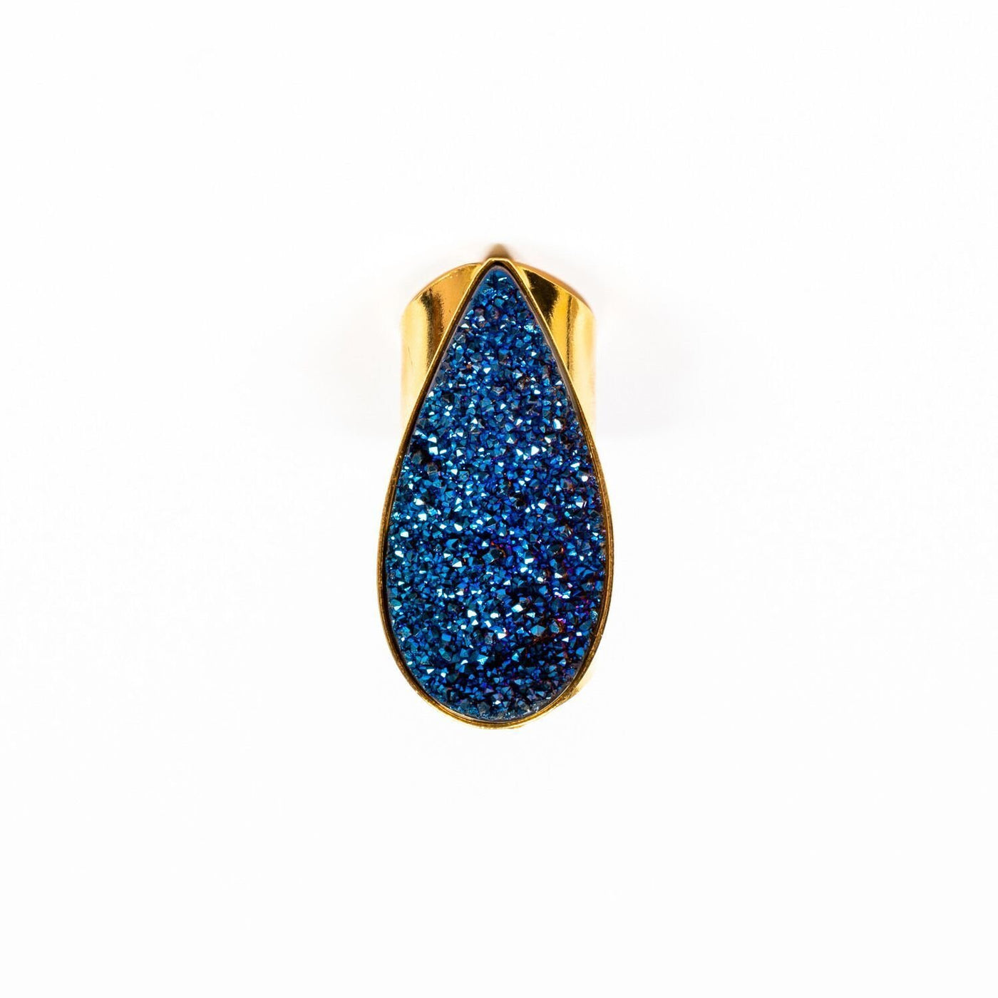 Steffy Metallic Druzy Gemstone Wire Ring - The Clothing LoungeTiana Jewel