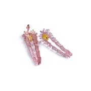 True Native Statement Rose Gold Earrings - The Clothing LoungeSATORI ACCESSORIES