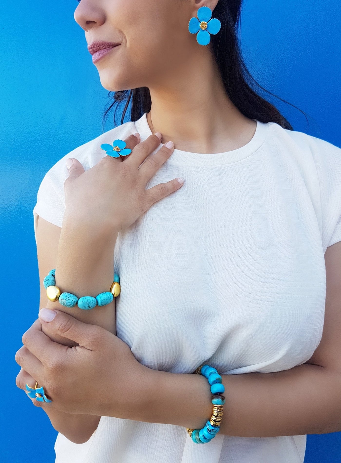 TURQUOISE | GOLD DISC - The Clothing LoungeChakarr