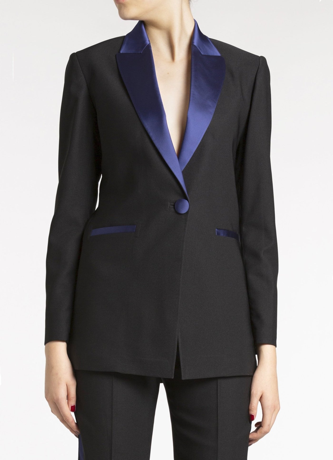 Tuxedo Blazer with Fringes - The Clothing LoungePEARL AND RUBIES