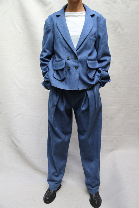 Suit Chekhov Tabi blue