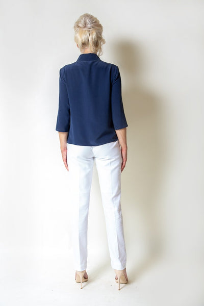 White Cotton Trousers - The Clothing LoungeModa De La Maria