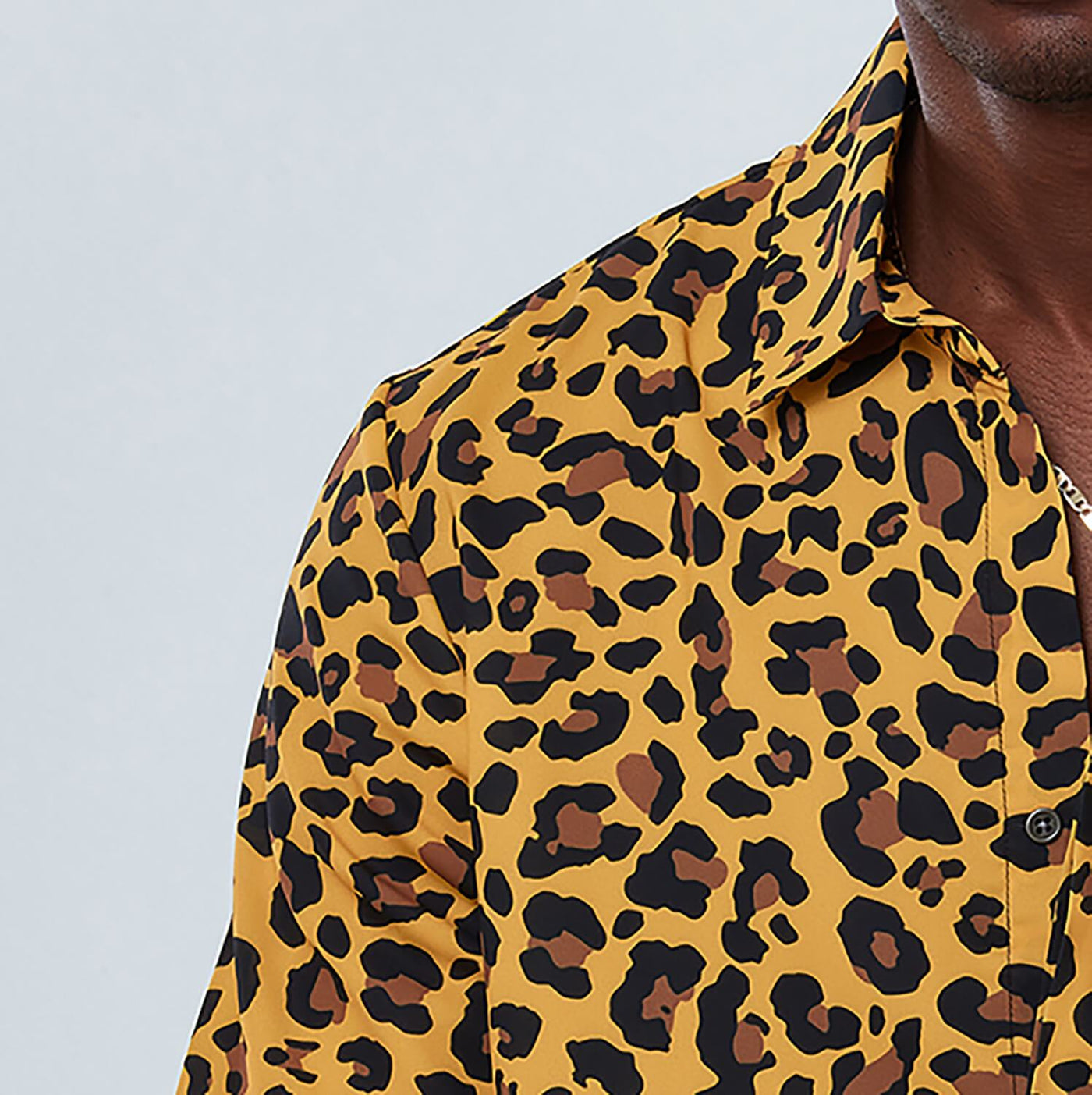 Wild Leopard Print Long Sleeve Shirt - Dear Deer - The Clothing LoungeDear Deer