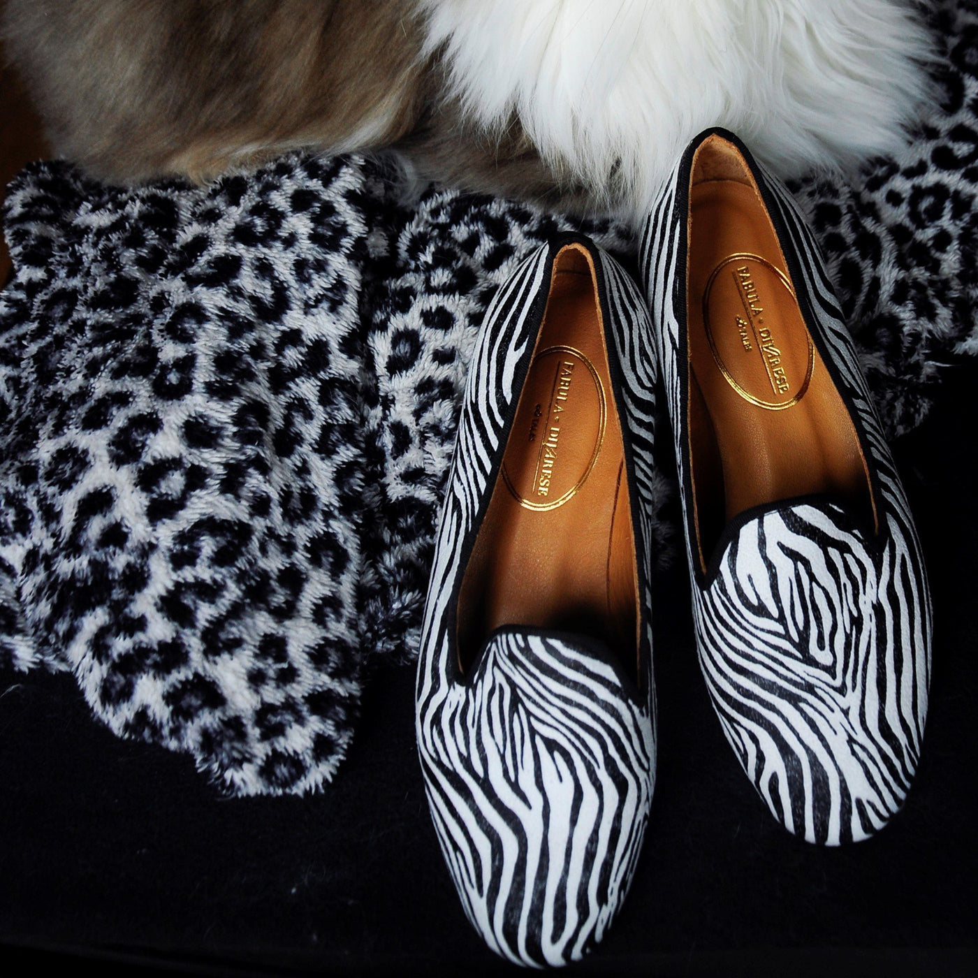 Zebra Whisperer Slippers - Fabula & Tales - The Clothing LoungeFabula & Tales